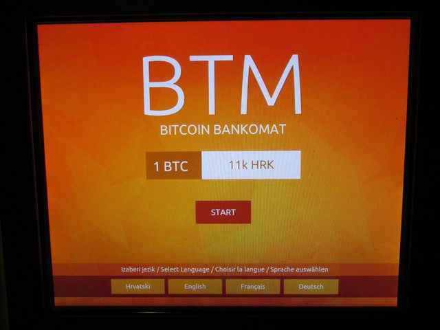 isplata novca sa bitcoin bankomata (BTM)